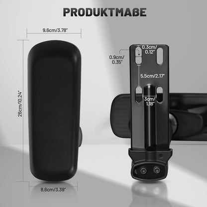 Gamingstuhl Armlehnen: 6D Multidirektionale Einstellung für Flexibilität